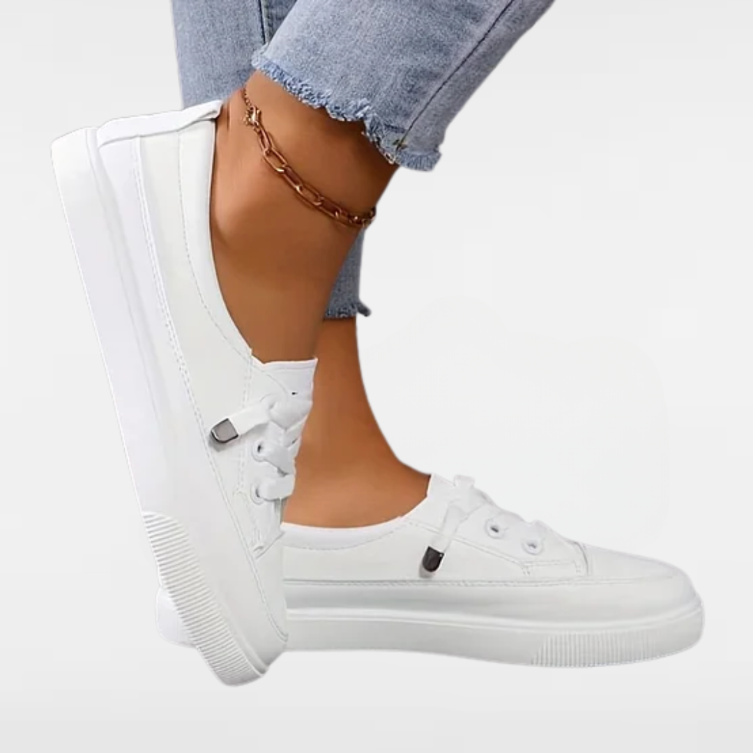 Leichte Damen Komfort Sneaker, orthopädisch und atmungsaktiv für Alltag & Freizeit.