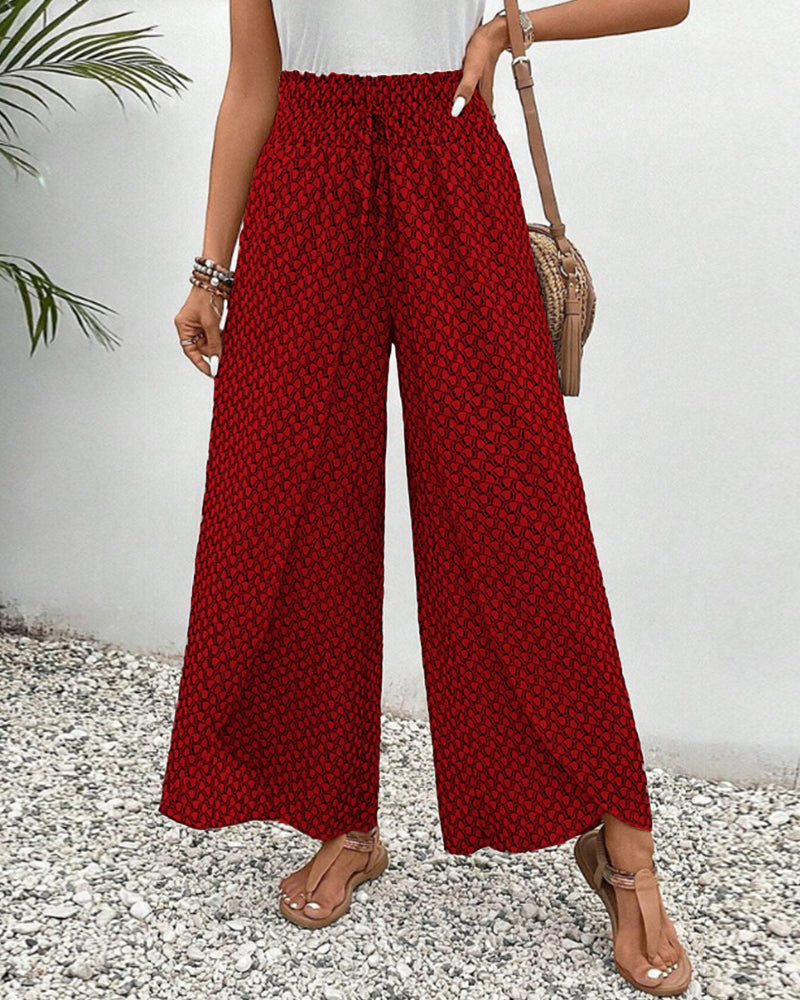 Schwarze Business Hose: weites Bein, hoher Bund, elegante Passform für professionelle Auftritte.