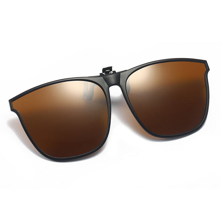 Kratzfeste Unisex Clip-on Sonnenbrille, UV400 Schutz für langanhaltende Klarheit beim Sport.