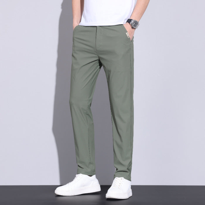 Komfortable, schnelltrocknende Herrenhose im Slim Fit mit elastischem Bund, ideal für Business & Freizeit.