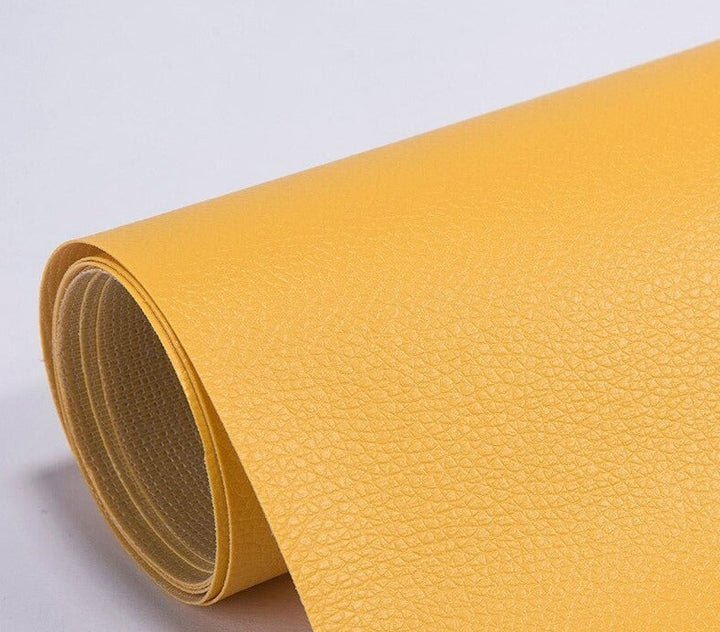 Langlebiger Reparaturflicken aus PU Leder, selbstklebend, für Taschen und Sitze.