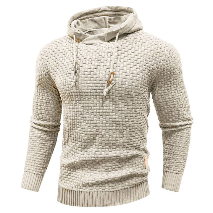 Warmer Kapuzenpullover für Herren, schwarz, komfortabel und vielseitig.