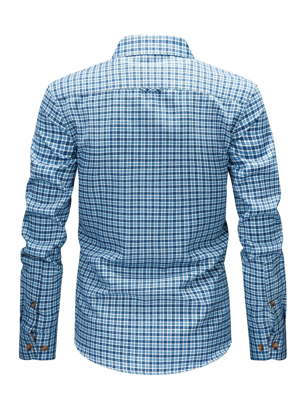 Lässiges Herren Langarmhemd kariert, ideal für Schichtenlooks im Herbst.