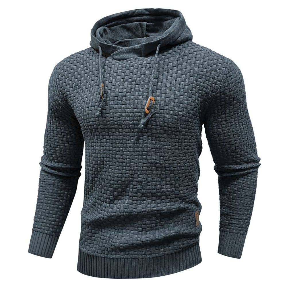 Vielseitiger Herren Hoodie, beige, strapazierfähig für Outdoor-Abenteuer.