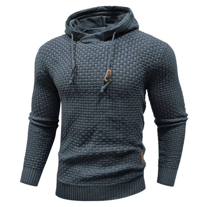 Vielseitiger Herren Hoodie, beige, strapazierfähig für Outdoor-Abenteuer.
