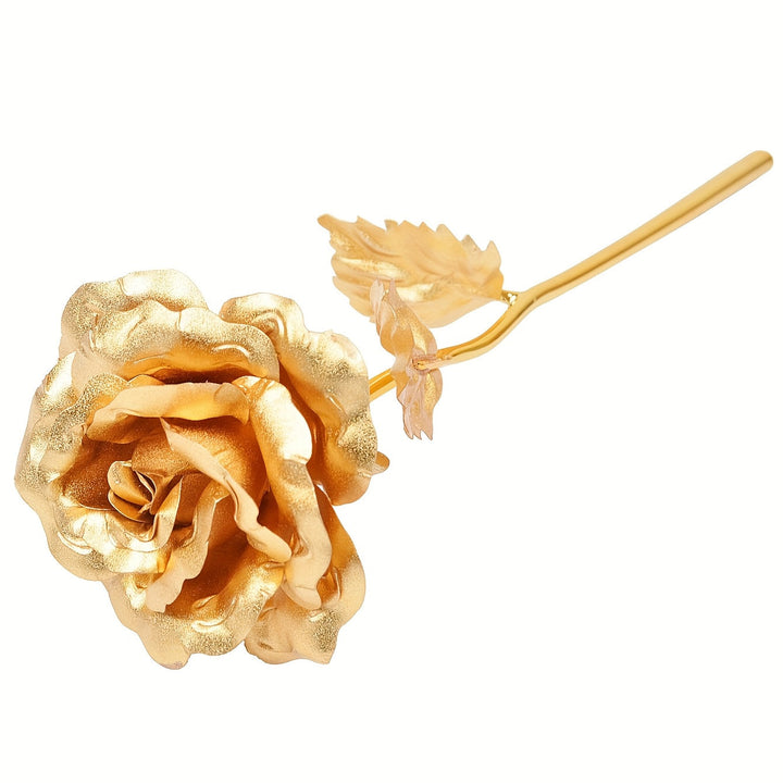 Ewige Kunstrose als stilvolle Dekoration im luxuriösen Geschenkset für ein elegantes Zuhause.