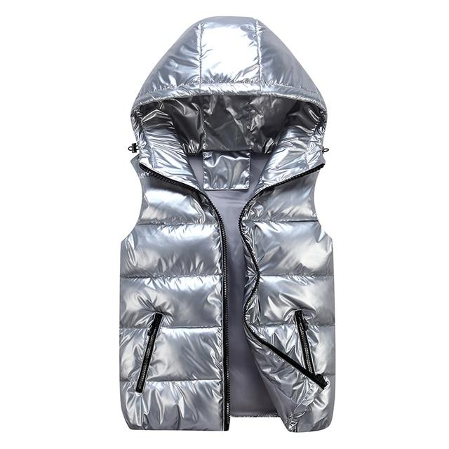 Vielseitige Unisex Übergangsweste mit Kapuze, leichte Steppjacke, ideal für Outdoor-Aktivitäten & Alltag.