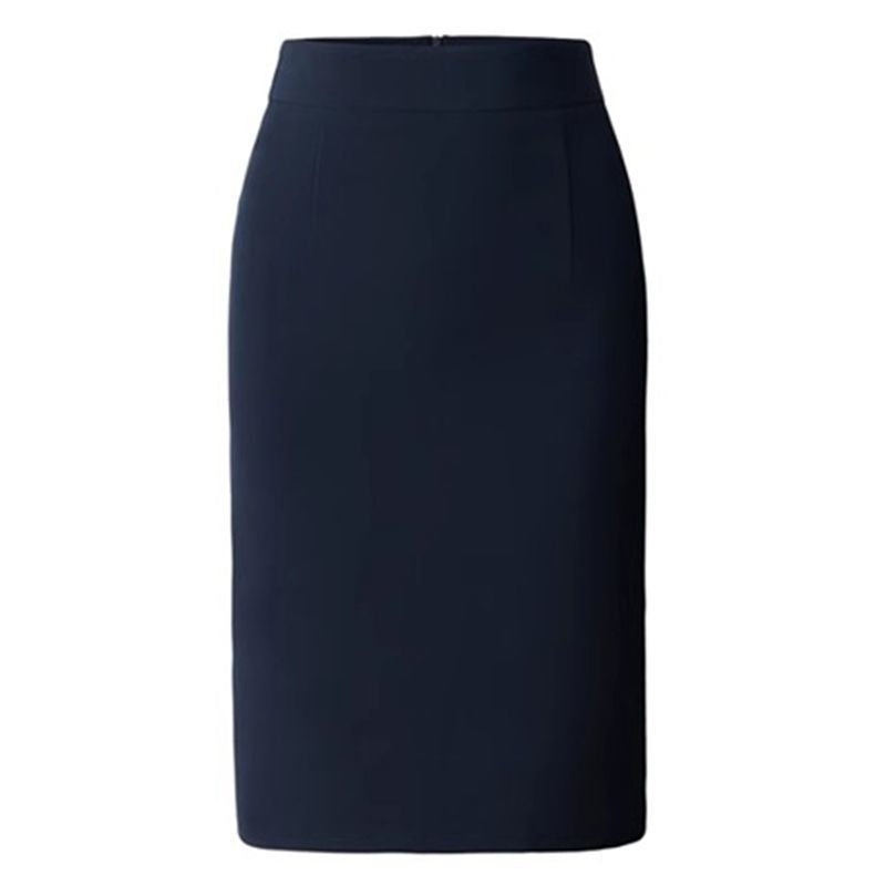 Vielseitiger Damen High Waist Rock mittellang, eleganter Bleistiftrock für Business & schicke Outfits.