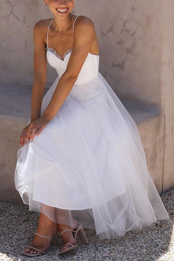 Damen Partykleid ärmellos, knöchellang, ein modernes Maxikleid mit Trägern.