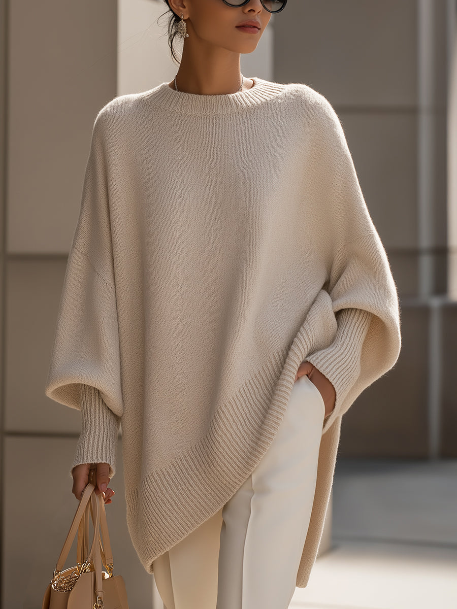 Bequemer Damen Strickpullover in modernem Design. Perfekt als Alltags- und Freizeitkleidung für Damen.