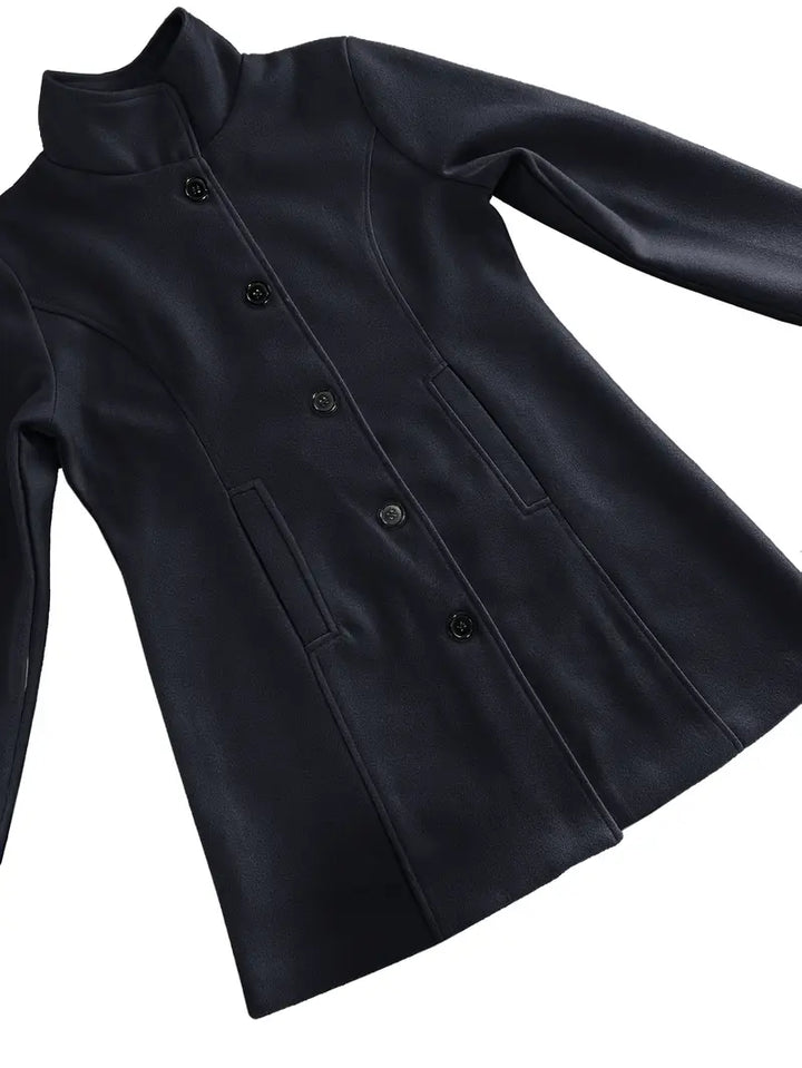 Damen Wintermantel, langarm & tailliert, klassischer Schnitt, isolierend, vielseitige Oberbekleidung für Damenmode.