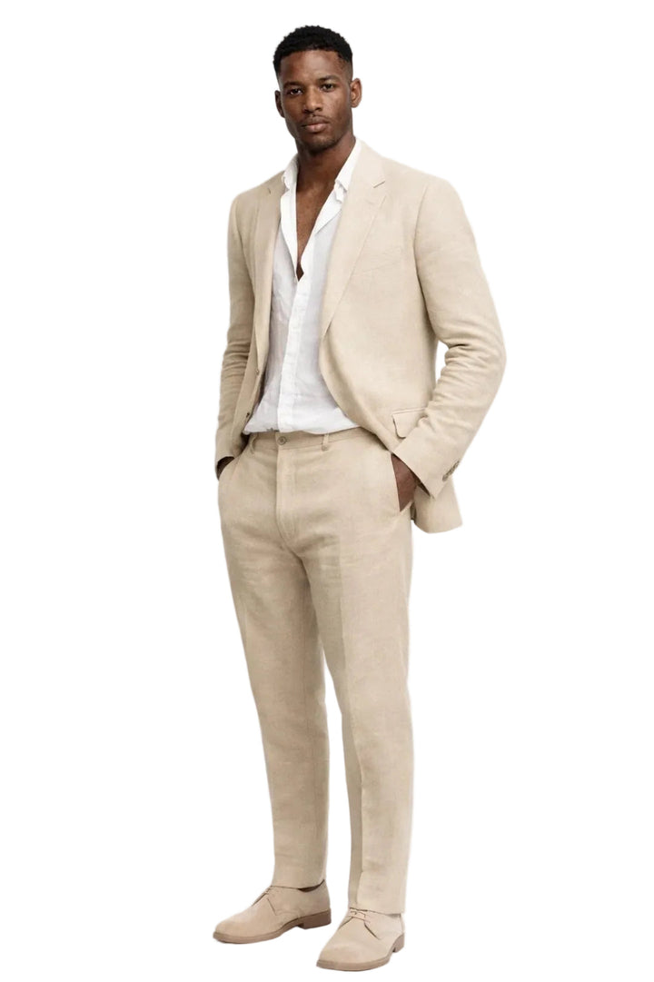 Stylisches Herren Anzug Set für den smart casual Look, perfektes Büro Outfit oder Freizeitanzug.