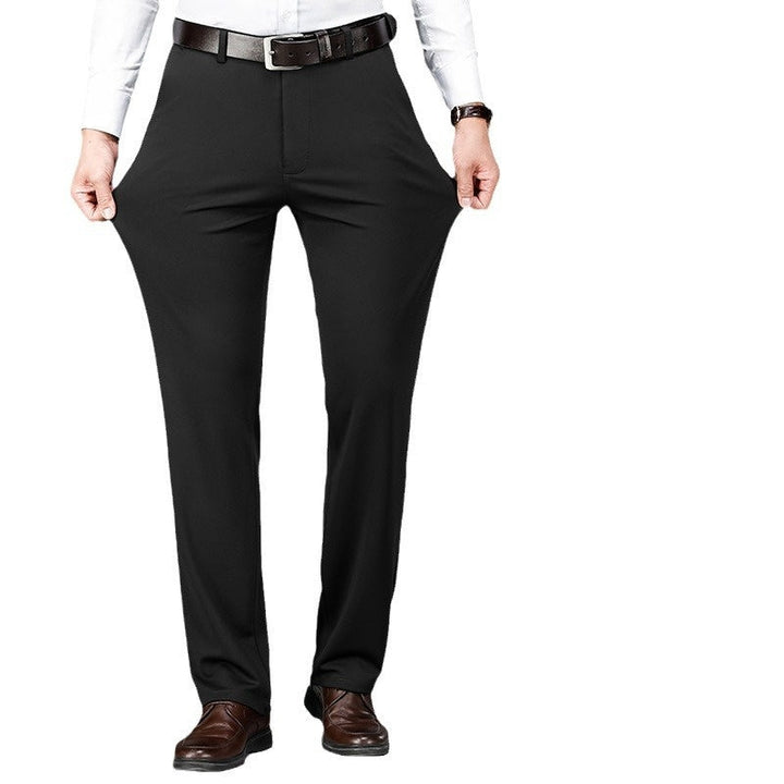 Moderne, elegante Herren-Anzughose mit geradem Schnitt. Bürotaugliche Businesshose für einen professionellen Look.