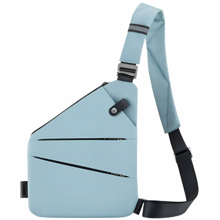 Kompakte Crossbody Tasche mit RFID-Schutz, diebstahlsicher für Wertsachen.