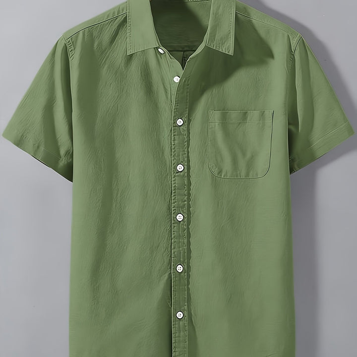 Herren Kurzarm Hemd: Modernes, klassisches Design für vielseitige Business- & Freizeitoutfits.