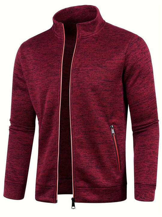 Moderne leichte Herrenjacke mit Reißverschluss, ideal als Freizeitjacke oder für Sport. Vielseitige Herrenmode.