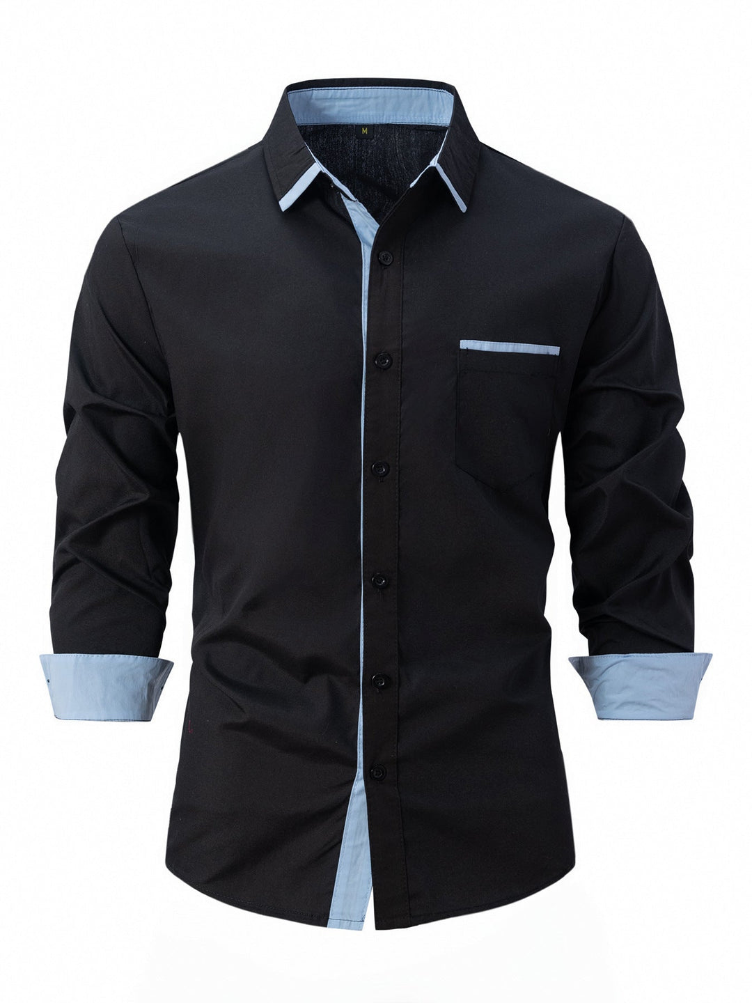 Elegantes Herren Slimfit Businesshemd, gestreift, mit Langarm. Perfekt für den professionellen Auftritt im Büro.