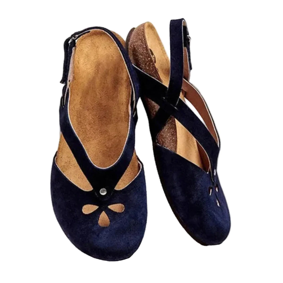 Bequeme orthopädische Damensandalen für den Sommer, atmungsaktiv & leicht, ideal für Alltag und Freizeit.