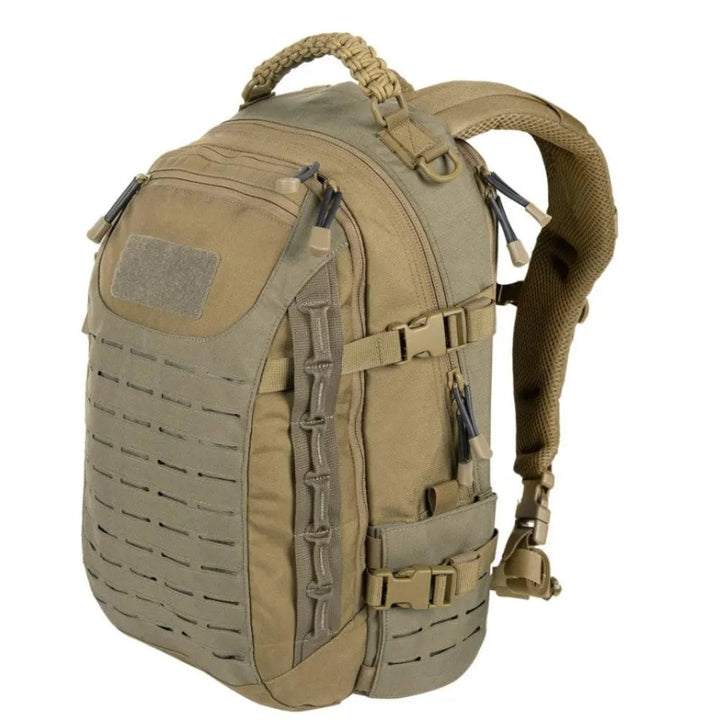 Funktionaler taktischer Unisex Rucksack in Schwarz. Vielseitiges Gepäck für Outdoor, Wandern & Camping.