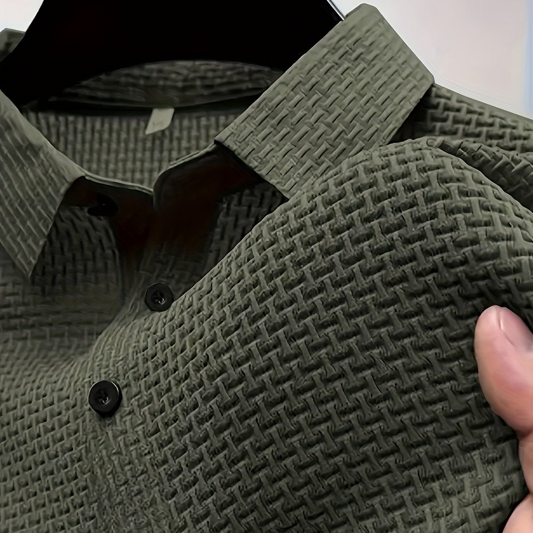 Alltagstaugliches Herren-Poloshirt, bequem und elegant, ideal für Frühling und Sommer.