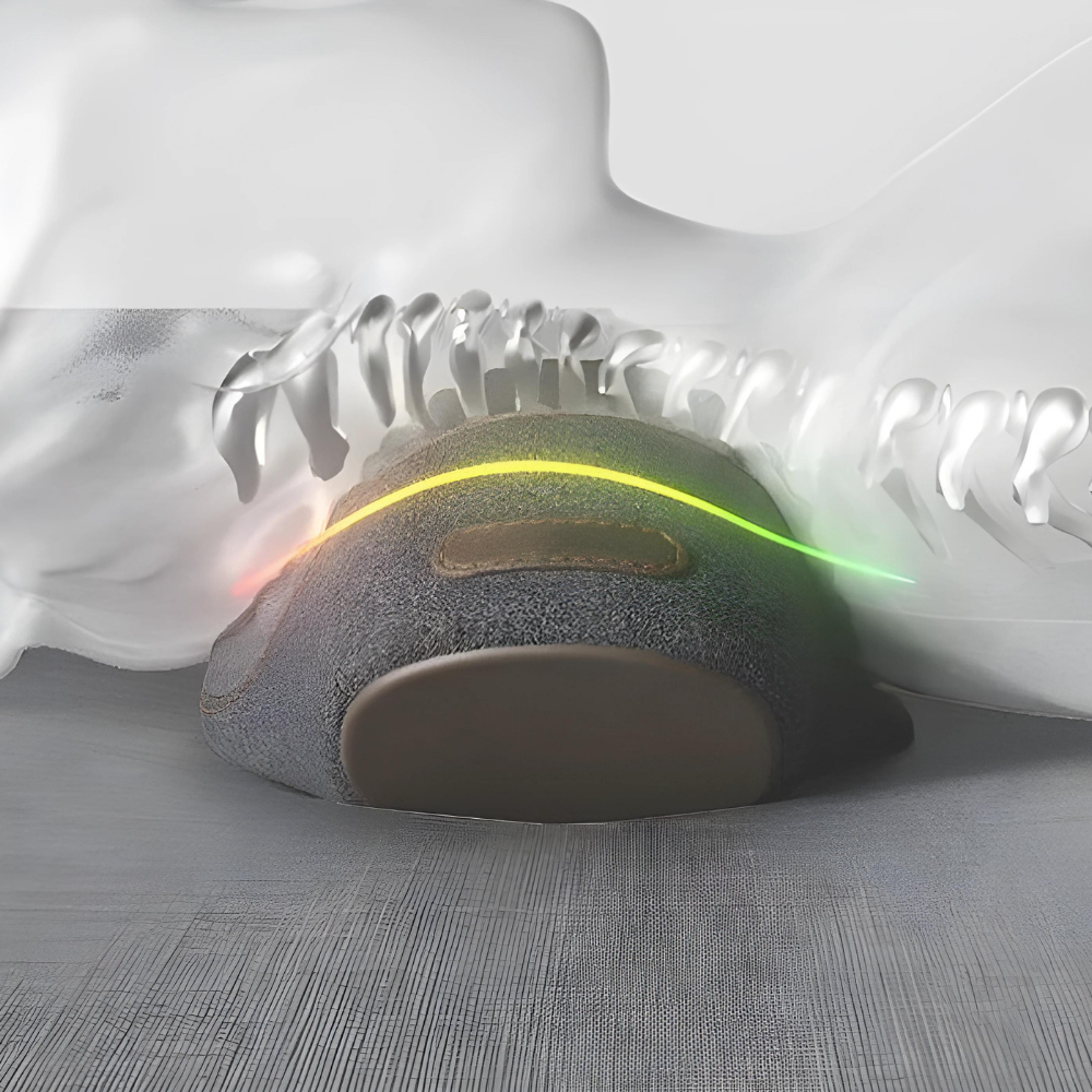 Ergonomisches RelaxNeck Pro zur Selbstpflege, ideal für Nacken- und Schulter-Muskelentspannung zu Hause.