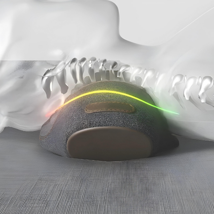 Ergonomisches RelaxNeck Pro zur Selbstpflege, ideal für Nacken- und Schulter-Muskelentspannung zu Hause.