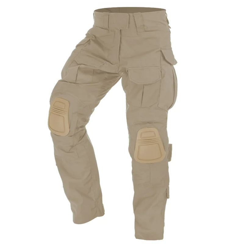 Herren Militär-Cargo-Hose Tobias, robustes Design mit verstärktem Knieschutz für extreme Bedingungen.