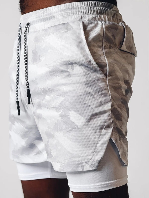 Die ultimativen Herren 2-in-1 Sportshorts Felix. Leistung & Komfort für Sommer-Training & Freizeit.