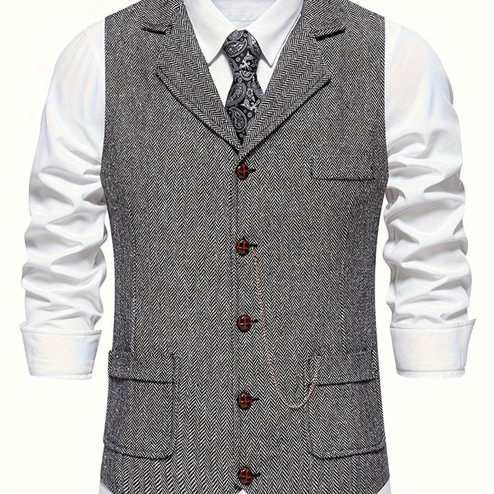 Klassische Anzugweste für Männer, elegante Business-Mode & formelle Kleidung.
