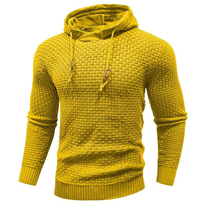 Sportlicher Herren Hoodie, anthrazit. Robuster Pullover mit Kapuze für Freizeit.