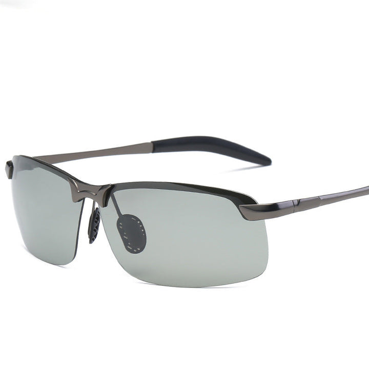 Alltagstaugliche selbsttönende Polarisationsbrille für Damen & Herren, klare Sicht Tag & Nacht.