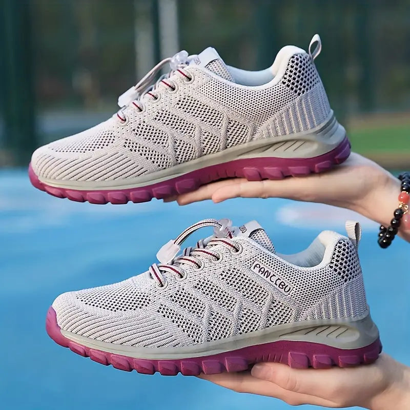 Gepolsterte Sohle: Damen Orthopädische Sneaker, bequeme Freizeitschuhe mit hervorragender Dämpfung.