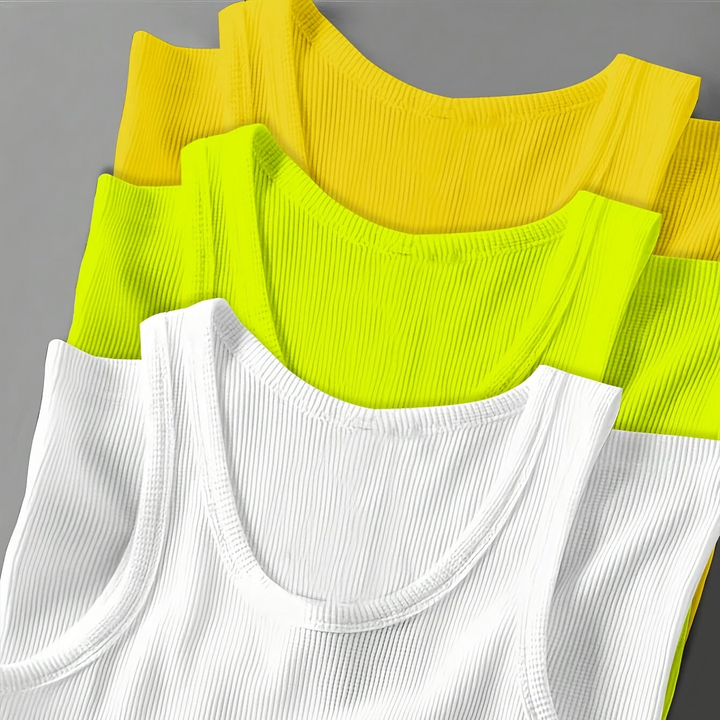 Herren Sport Tanktop Set: Activewear, Muskelshirt, atmungsaktiv, vielseitig für Sommer-Fitness.