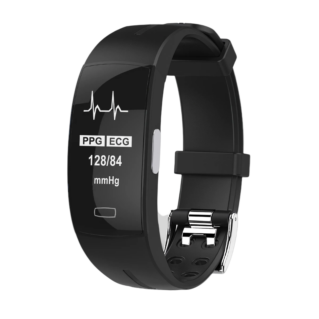Bluetooth-Fitnessarmband mit Schrittzähler, Kalorienverbrauch, Schlafanalyse & 0,96" OLED-Screen. Für Sportler.