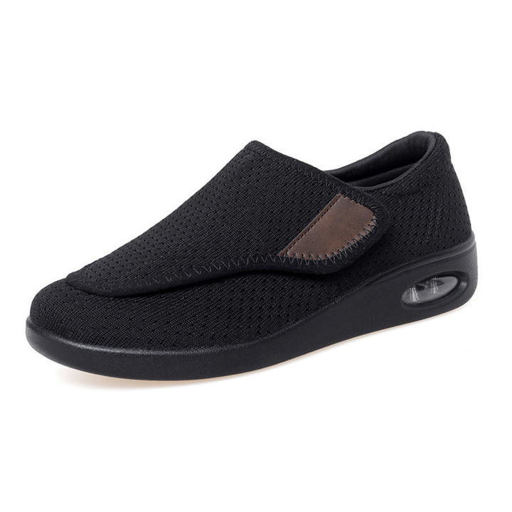 Bequeme Herren Freizeitschuhe in Grau. Komfort Sneaker mit Dämpfung und starker Fußunterstützung.