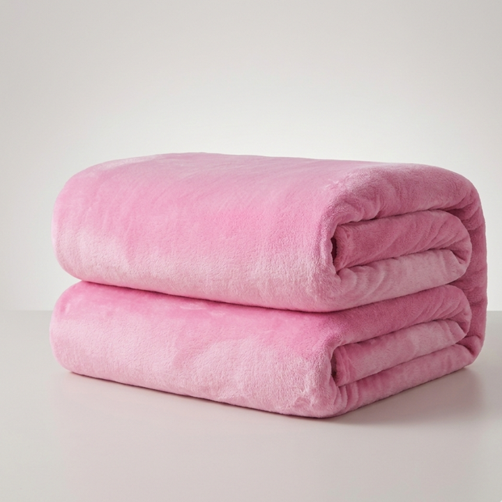 Pflegeleichte Polyester Wurfdecke, weich & leicht, perfekt für täglichen Komfort im Schlafzimmer.