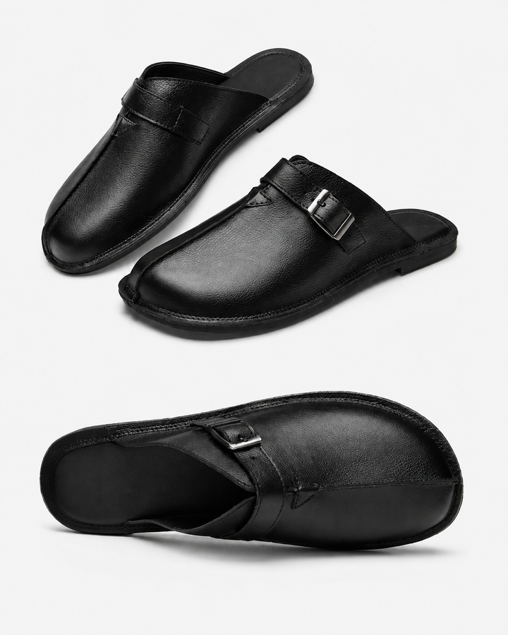Moderne Herren Halbsandalen für den Sommer. Bieten Komfort & Stil für Freizeit, Urlaub und entspannte Tage.