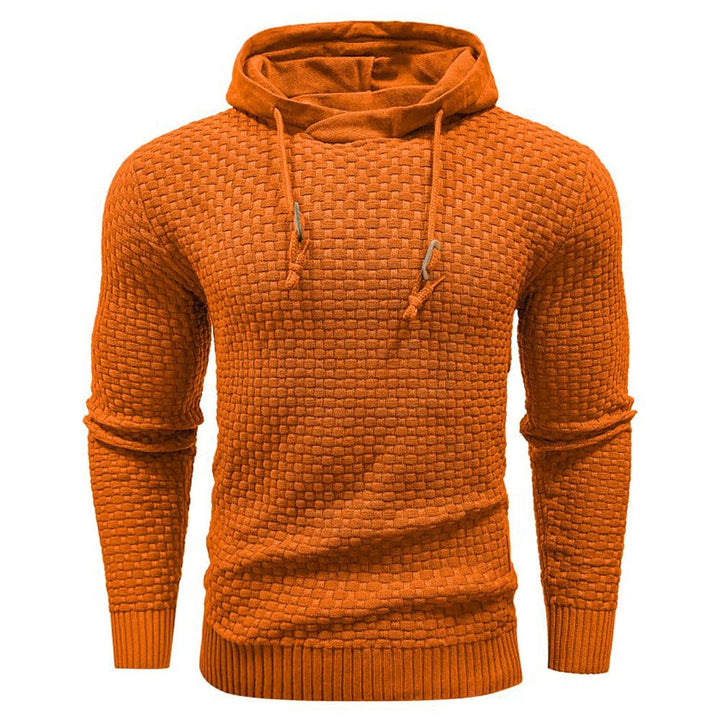 Warmer Outdoor Kapuzenpullover, hellgrau. Komfortables Oberteil für Herren.