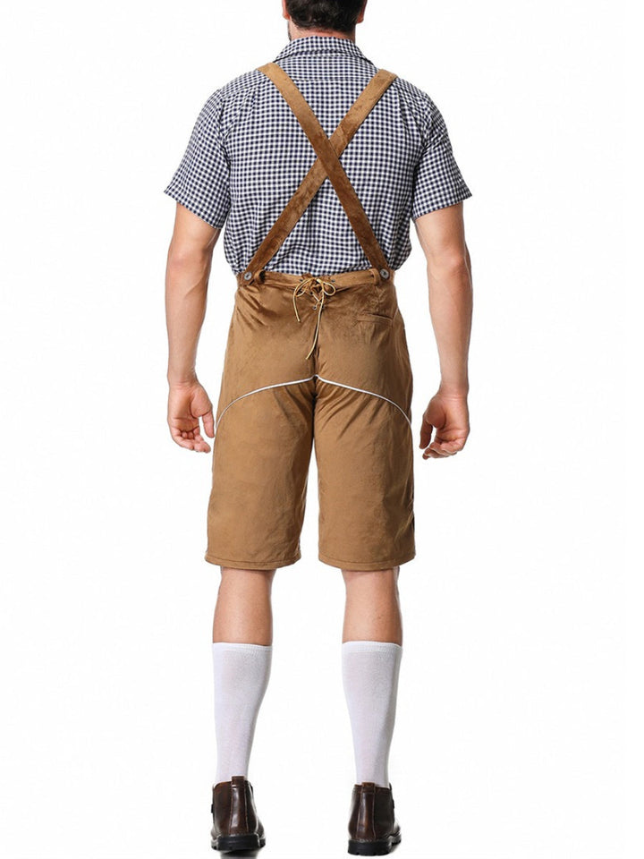 Authentisches bayerisches Trachten-Outfit für Herren, traditionelle Kleidung für Oktoberfest.