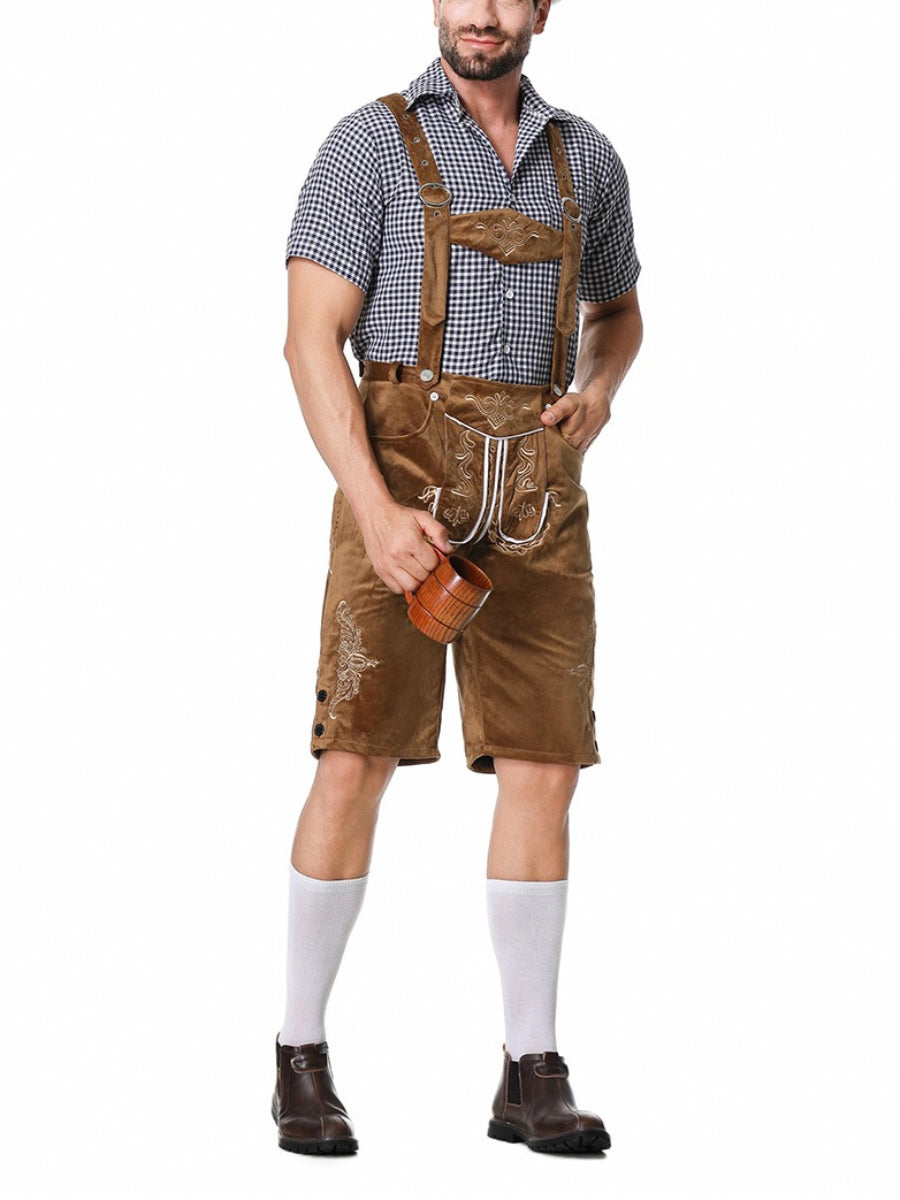 Elegantes Herren Trachten-Outfit: Komplettset für Oktoberfest, Feste & Feiern im bayerischen Stil.