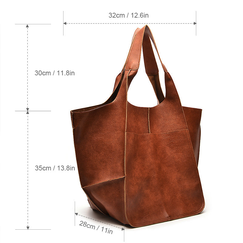Geräumige Unisex Wochenendtasche aus PU-Leder, ideal für Business & Freizeit.