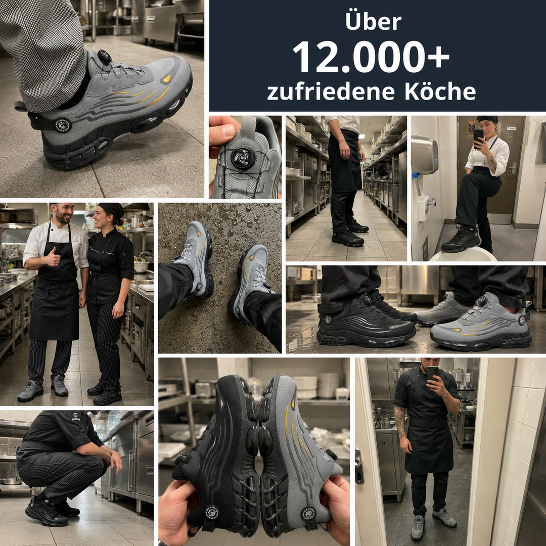 S3 Sicherheitsschuh für Herren, Details der Schutzkappe und der robusten Verarbeitung.