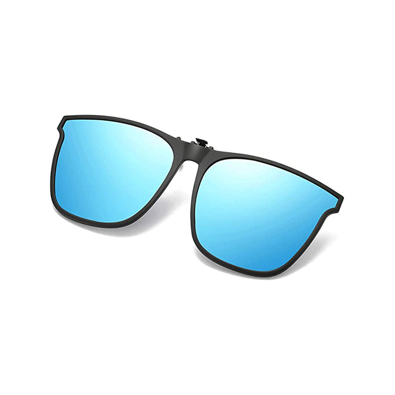 Unisex polarisierter Sonnenbrillen-Clip für Brillenträger, UV400 Schutz, Schwarz.