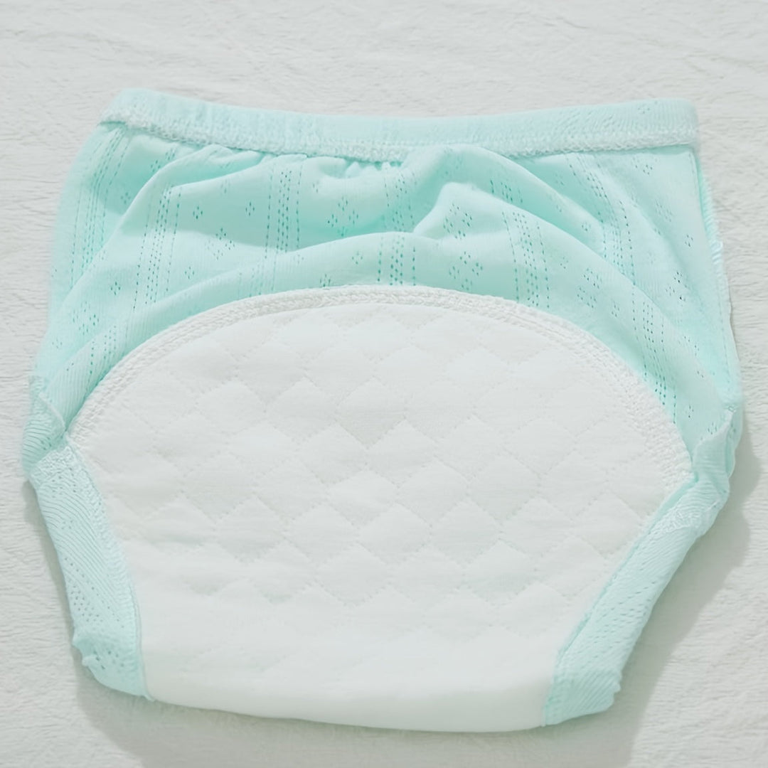 Waschbare Töpfchentrainingsunterwäsche für Babys und Kleinkinder. Praktisch, langlebig und bequem.