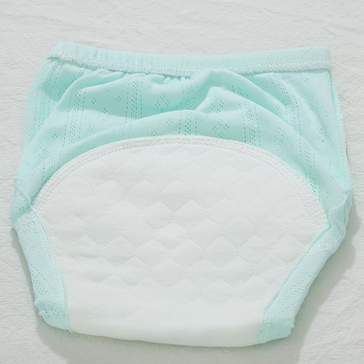 Waschbare Töpfchentrainingsunterwäsche für Babys und Kleinkinder. Praktisch, langlebig und bequem.