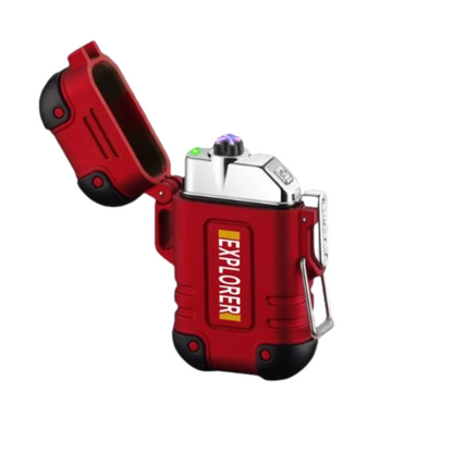 Aufladbares Survival-Feuerzeug, wasserdicht. Zuverlässig im Notfall und beim Wandern.
