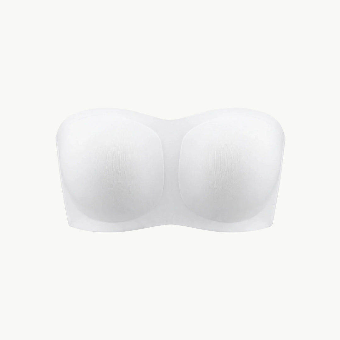 Komfortabler Damen Sommer BH, trägerlos & bügellos, mit Push-up Funktion für natürliche Unterstützung.