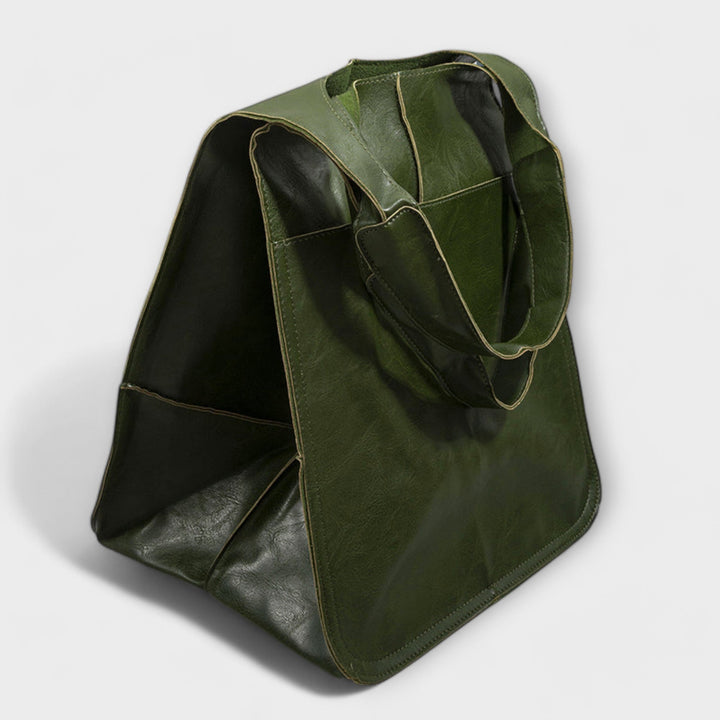 Oversize Reisetasche aus PU-Leder, unisex Design, stilvoll & funktional für unterwegs.