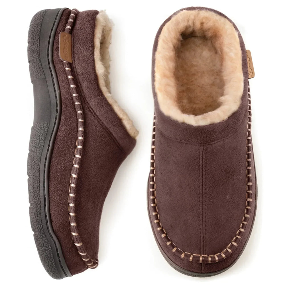 Warme Herren Winterschuhe: Bequeme Slip-On Loafer mit robuster, rutschfester Sohle. Perfekt für kalte Tage.