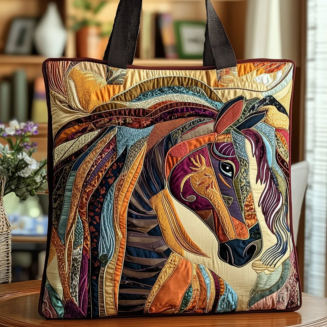 Stilvolle Damen Mosaik Handtasche, bunt & handgefertigt. Praktische Stoff Umhängetasche, perfekt für Alltag & Sommer.